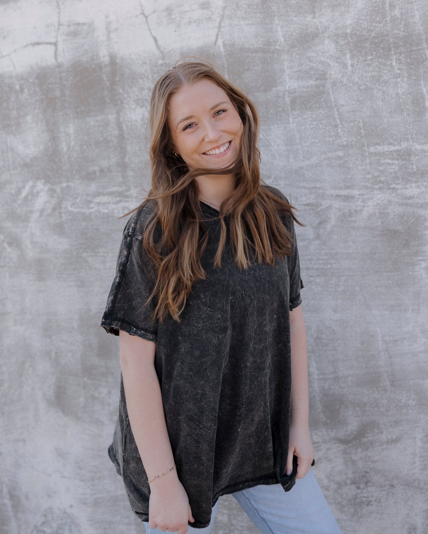 Crinkle Oversized top