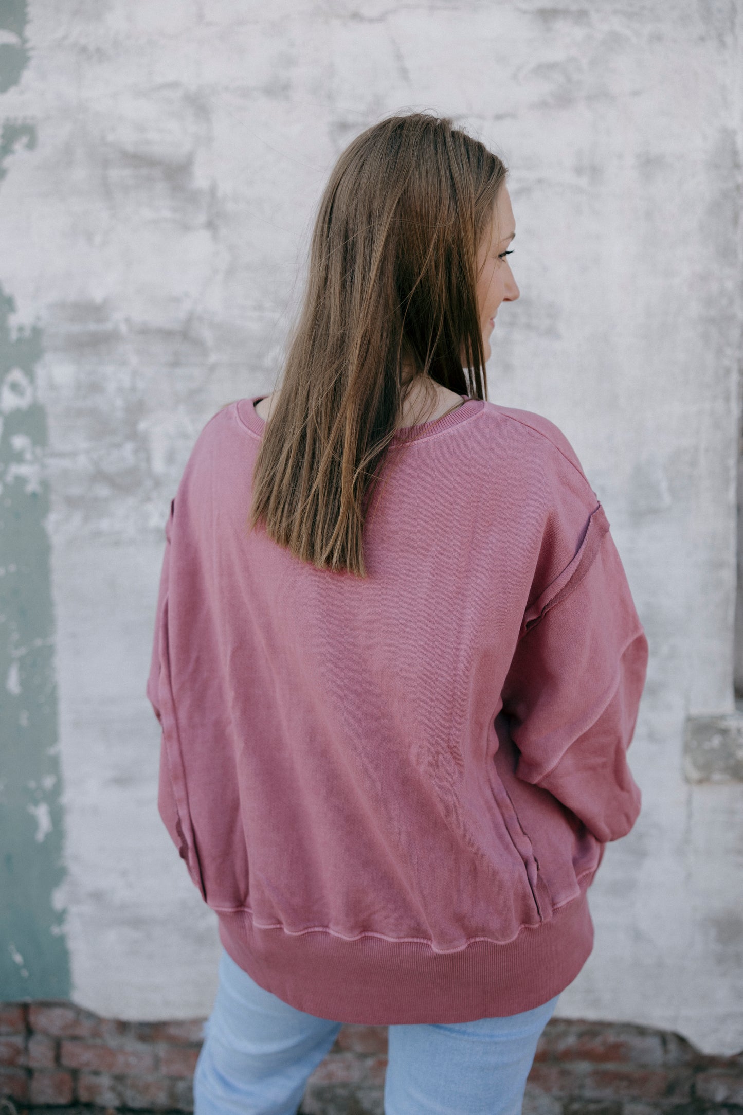 Rose Violet Sweatshirt